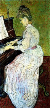 Vincent Van Gogh Painting - Marguerite Gachet at the Piano Vincent van Gogh